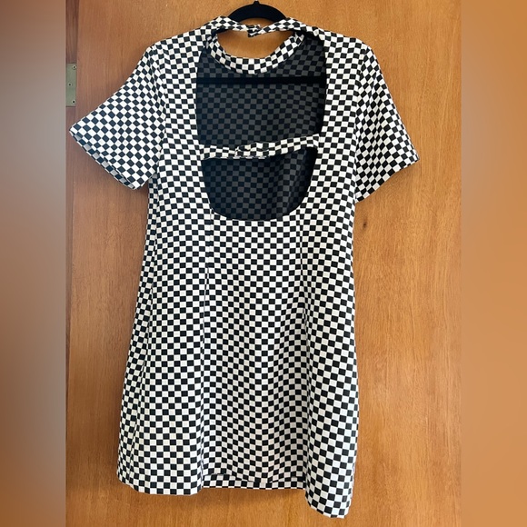 Retro Checkered Dress/ worn once - Picture 2 of 2